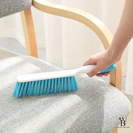 New Long-Handle Multipurpose Cleaning Brush with Firm and Soft Bristles